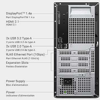 Dell Tower Desktop ECT1250 - Intel Core Ultra 7-265